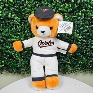 Vintage Baltimore Orioles MLB Play by Play 14" Teddy Bear Steven Smith Plush